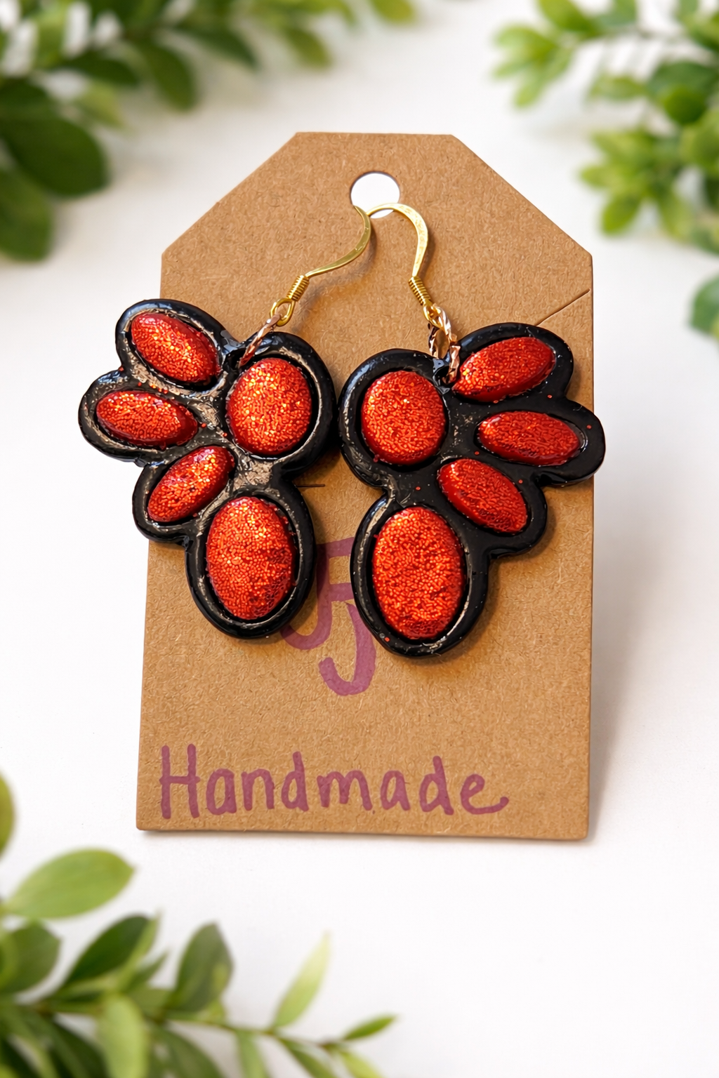 Western Faux Stone Dangles
