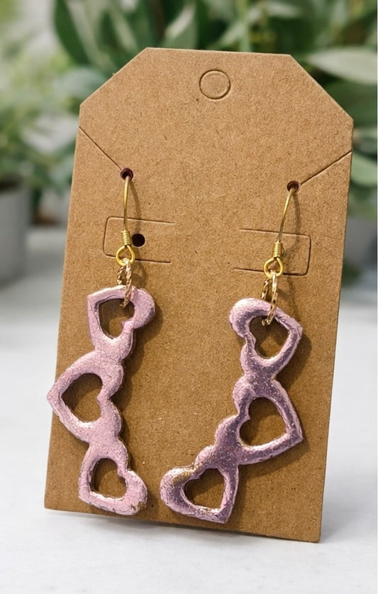 Heart Drop Earrings