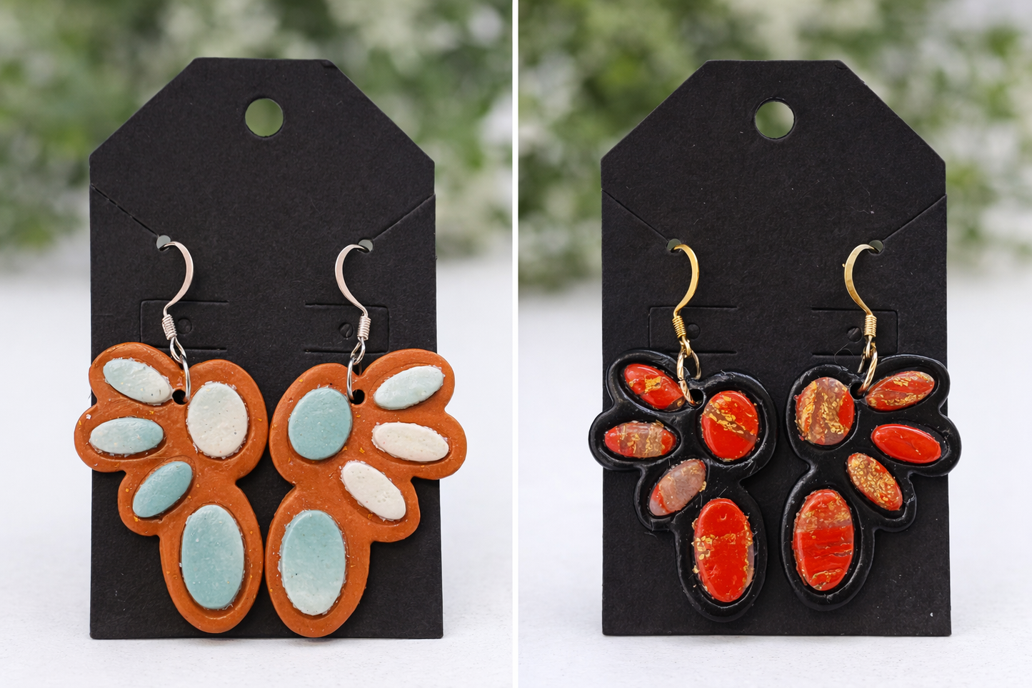 Western Faux Stone Dangles